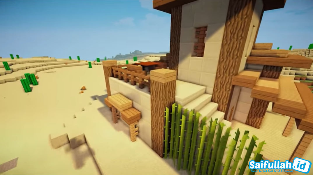 Cara Membuat Rumah Di Daerah Gurun Minecraft Saifullah Id