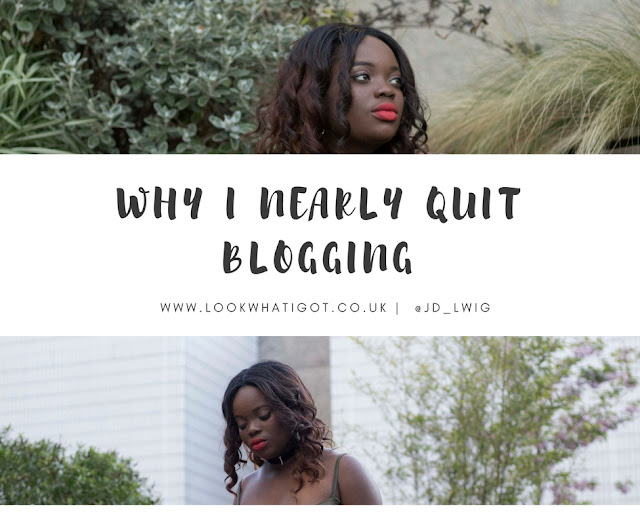 WHY I ALMOST QUIT BLOGGING