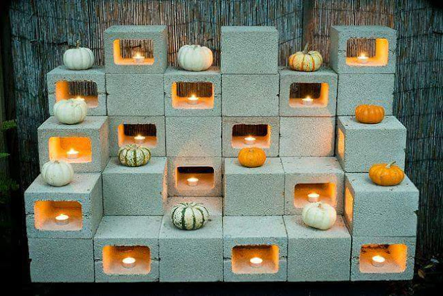 IDEAS PARA DECORAR CON BLOQUES DE CONCRETO - LADRILLOS by artesydisenos.blogspot.com