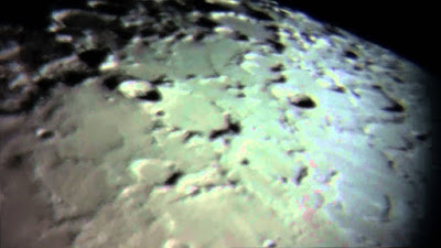 Image of the Moon as seen from a telescope here on Earth. Image of the Moon as seen from a telescope here on Earth.