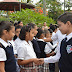 Cabildo Infantil asiste a Honores a la Bandera