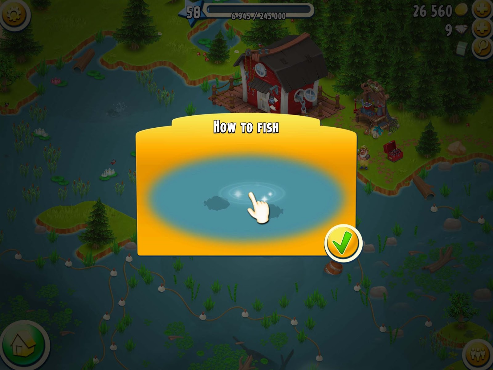 Hay Day Addiction Fishing Boat