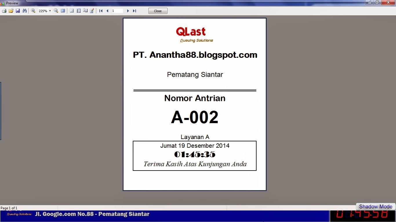 Anantha blogspot com QLAST ANTRIAN  SYSTEM 3 0 0 1 FULL 