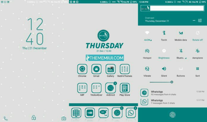 MIUI 10 Theme Meki Light thememiui.com
