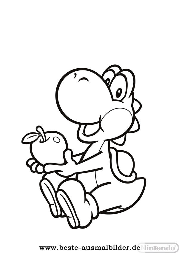 gratis malvorlagen: Ausmalbilder Neu 2 Yoshi