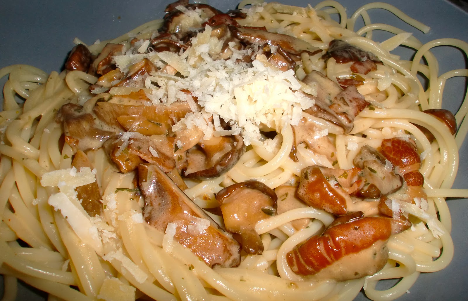 Espaguetis con salsa de Boletus
