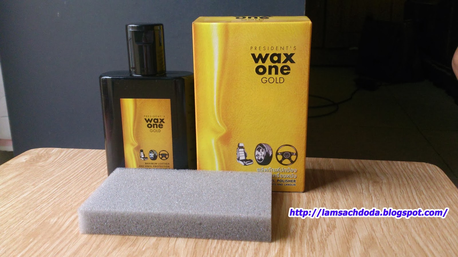 Làm mới áo da với dung dịch wax one gold