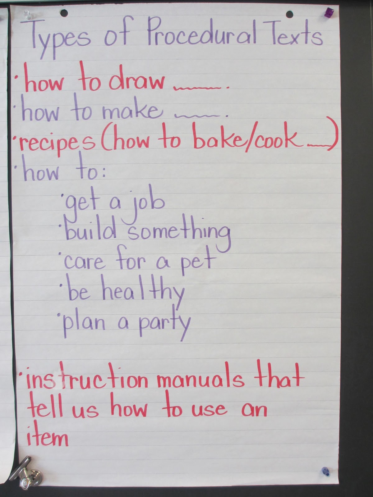 What is a process essay picture