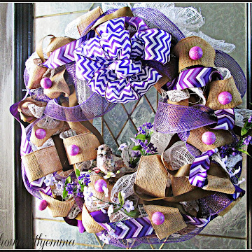 Radiant Orchid Spring Wreath