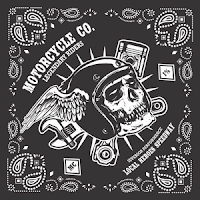Sablon Bandana Motorcycle Co. Legendary Riders Superior Performance