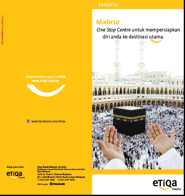 PERLINDUNGAN ETIQA TAKAFUL BERSAMA AWM350!!!!: Pelan Mabrur Haji dan Umrah