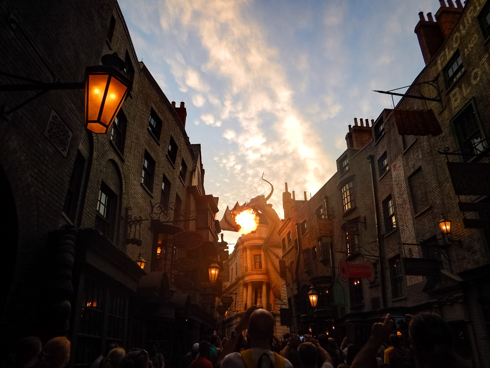 gringotts dragon breathing fire