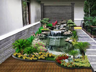 The latest fish pond design minimalist house