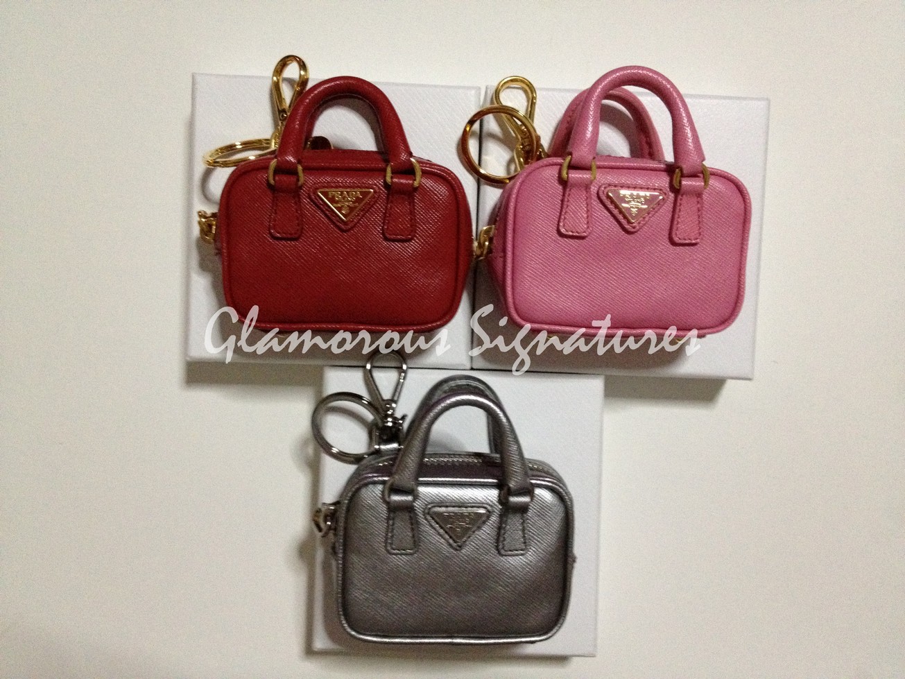 Glamorous Signatures Assorted Prada Mini Bag Charms