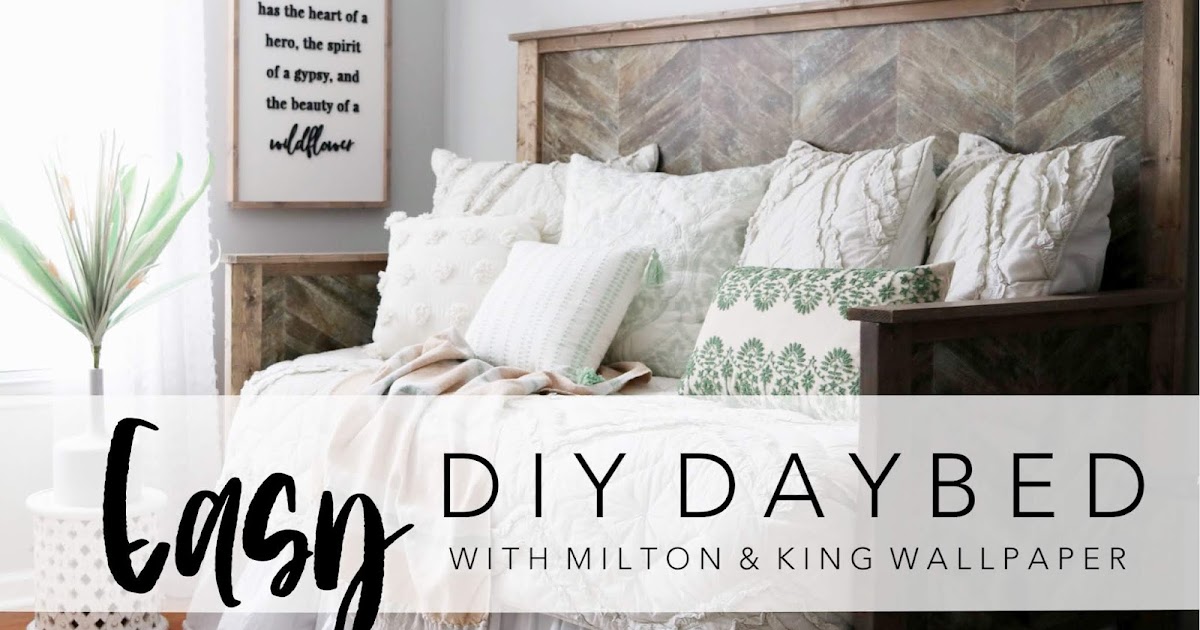 How To Build A Faux Daybed Simply Ciani, How To Use A King Headboard Make Daybed