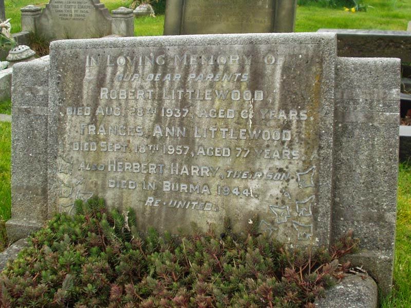 Barnsley & District War Memorial Gravestones Cudworth Cemetery Herbert