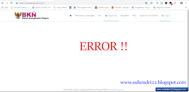 sscn bkn go id 2018 cpns 2018,  sscn bkn 2018,  kenapa situs sscn bkn tidak bisa dibuka 2018,  sscn error 500