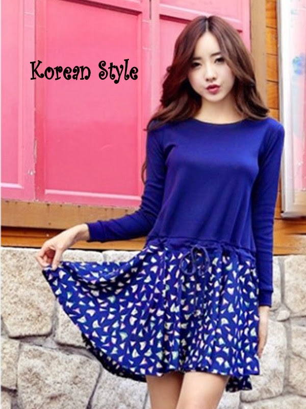 KoReAn StyLe AppArEL KoreA CuTe OnE PieCe LoNg SleeVe DrEss