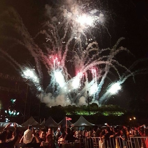 Pertunjukan Bunga Api Ambang Merdeka 2016