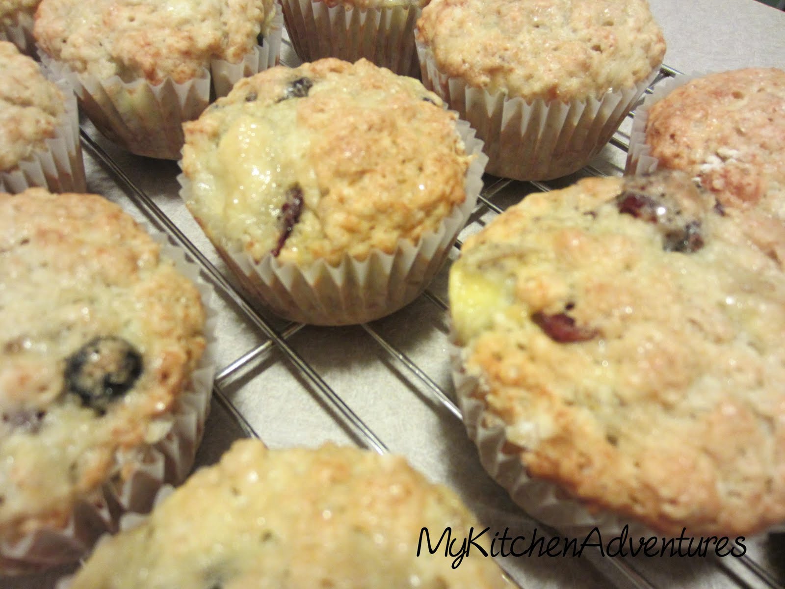 Banana Berry Oat Muffins Renee's Kitchen Adventures