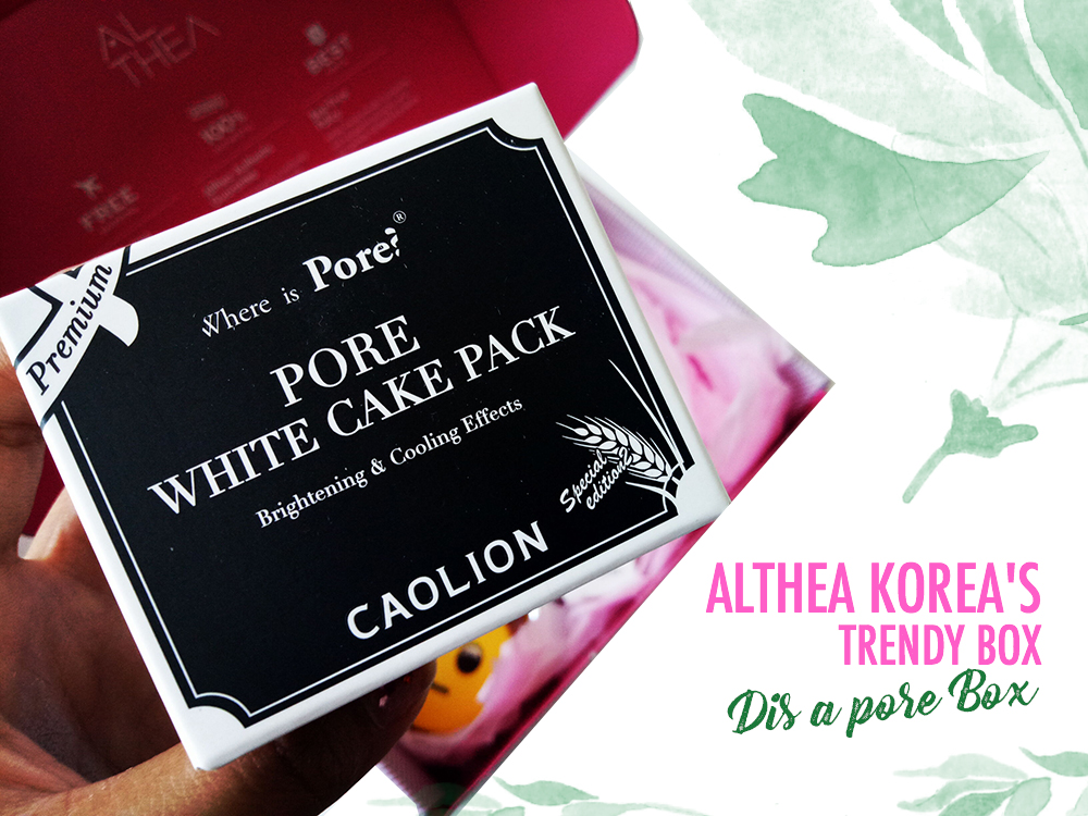 Caolion Premium Pore White Cake Pack-Althea-Box