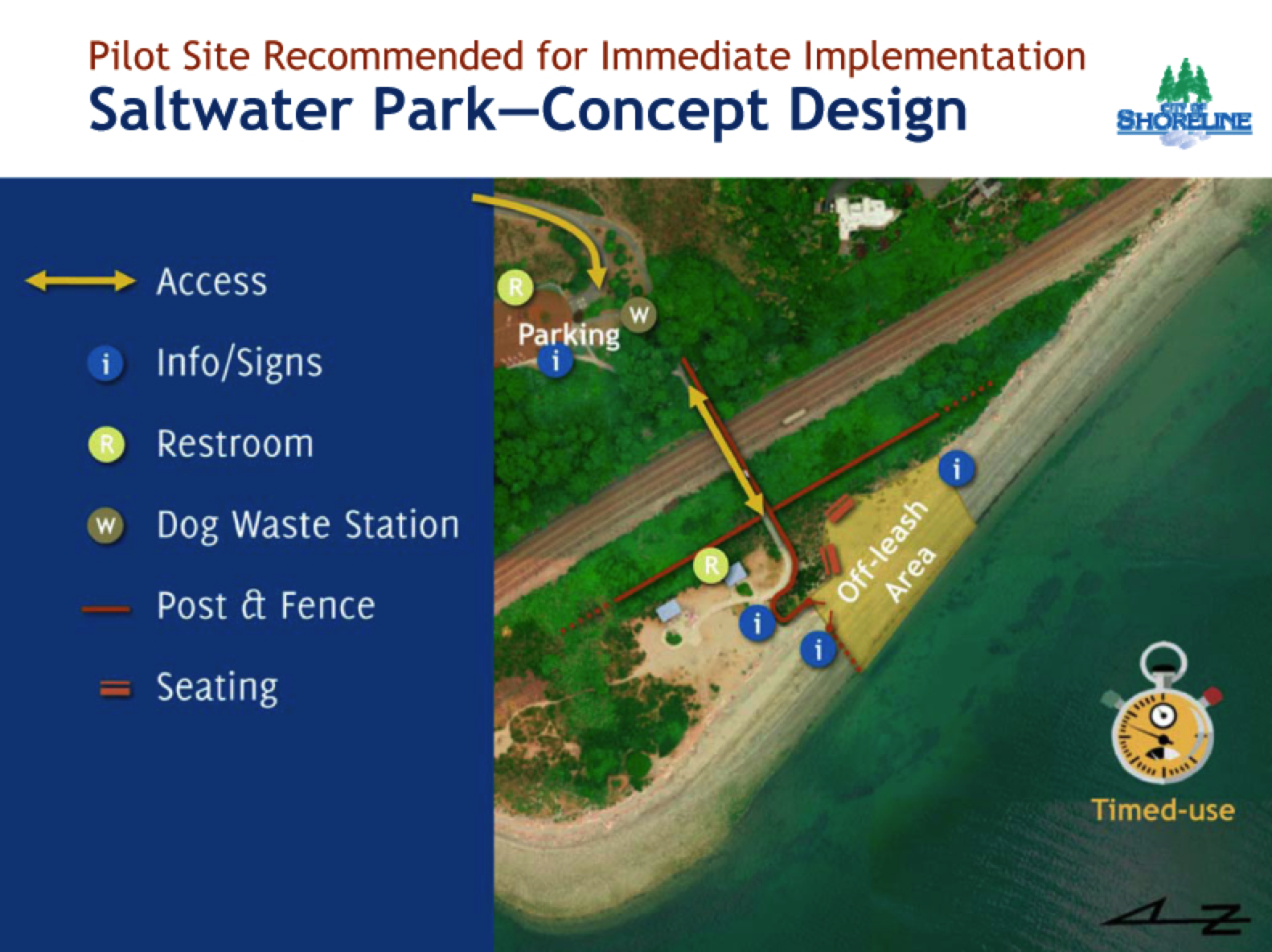 Shoreline Area News Offleash dog park opens Friday in Saltwater Park