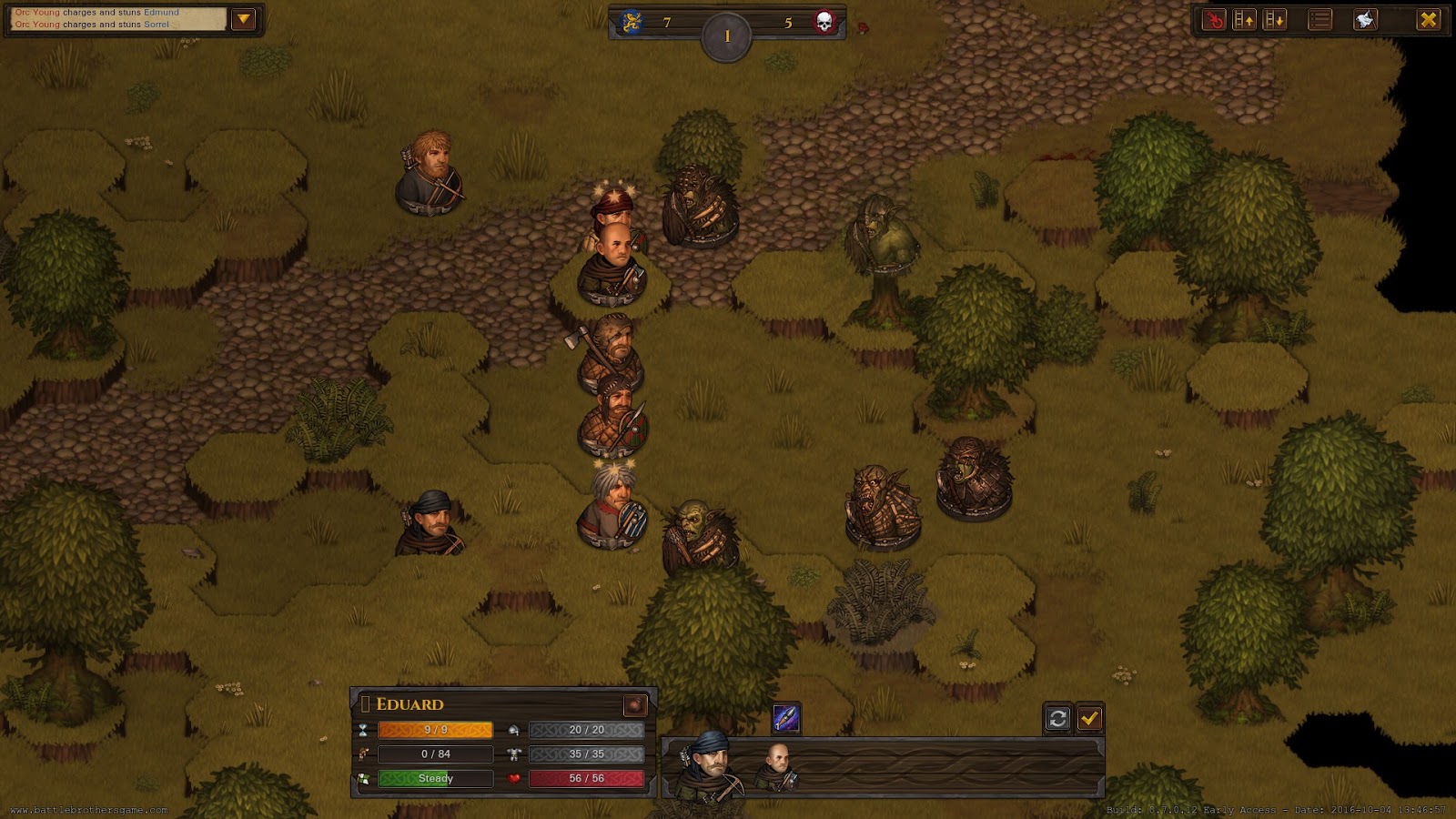 Early Access Preview Battle Brothers A Wargamers Needful Things