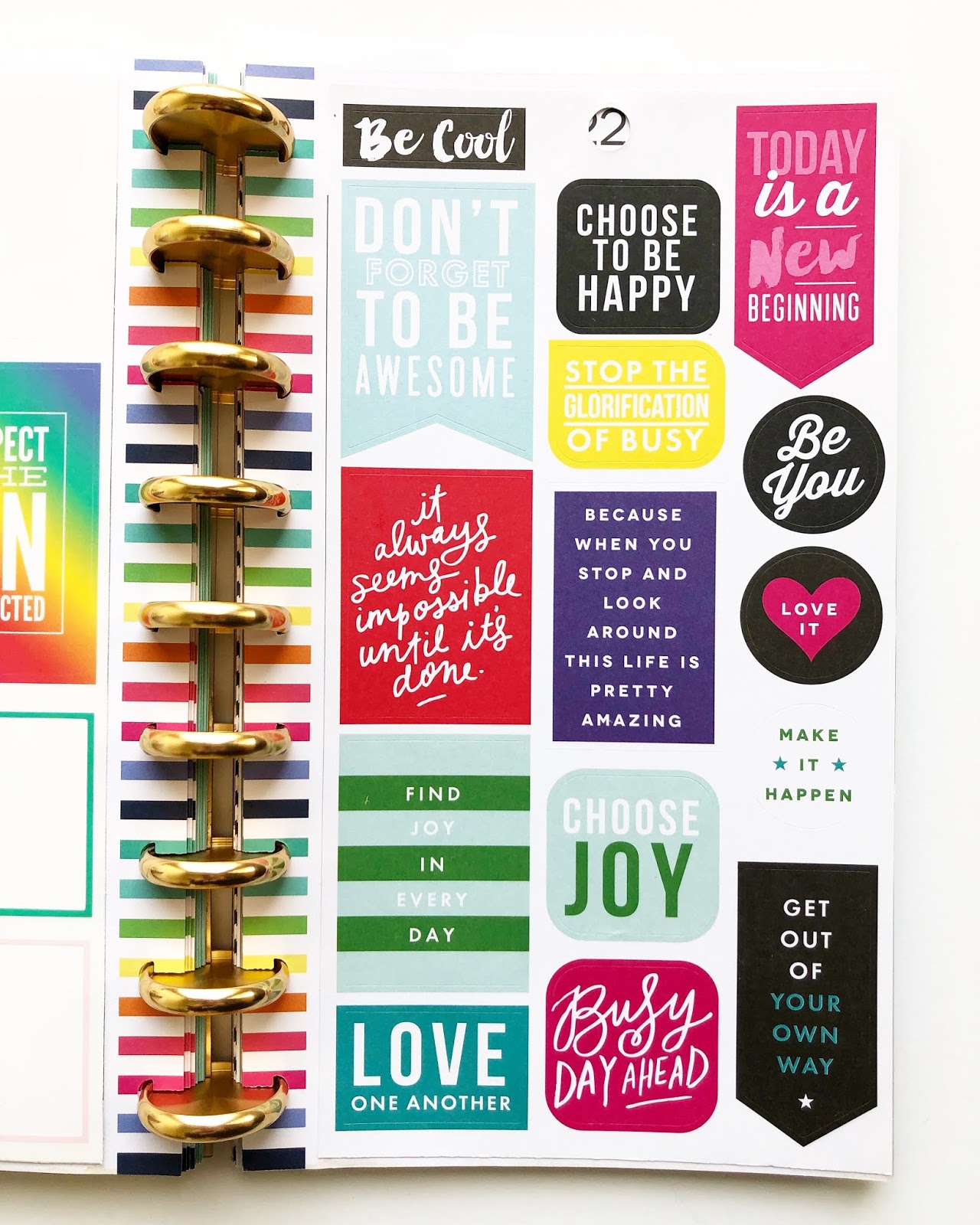 DIY Happy Planner Sticker Book Jen, In Real Life. Seriously