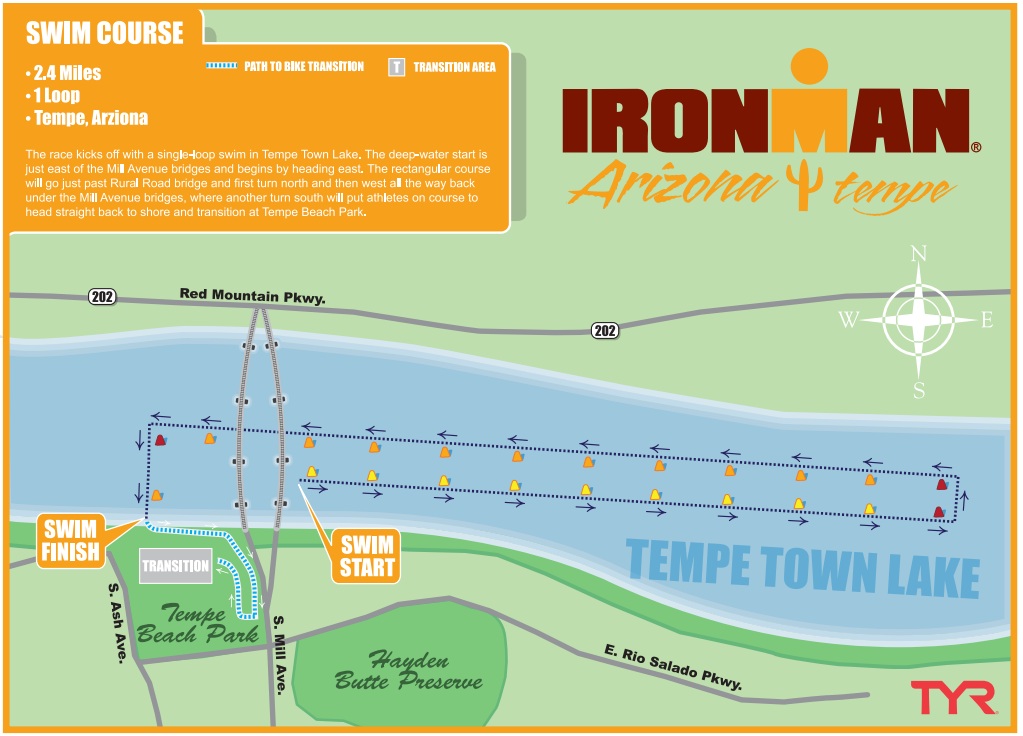 and so the adventure begins... Ironman Arizona The Swim