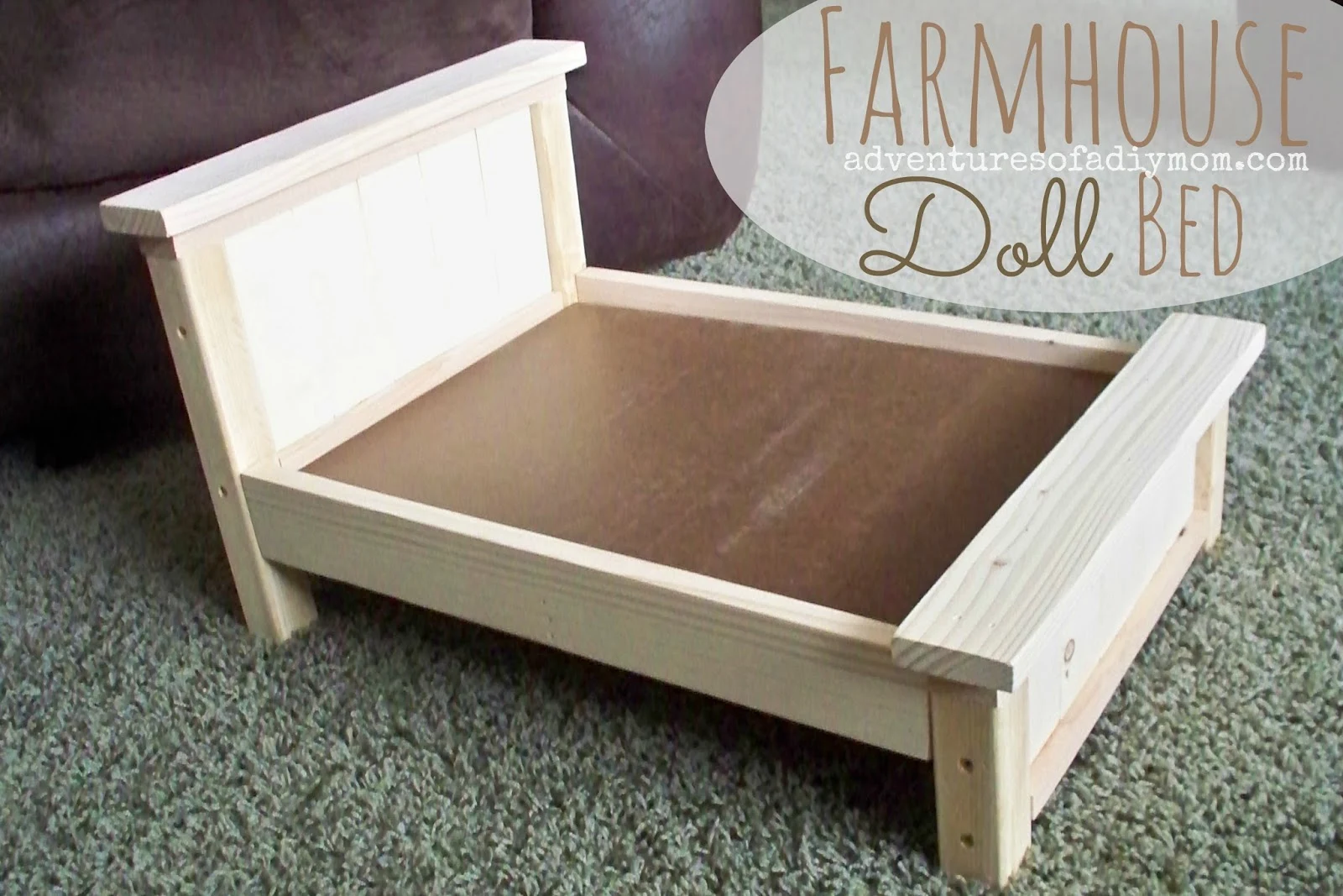 Farmhouse Doll Bed for American Girl Doll