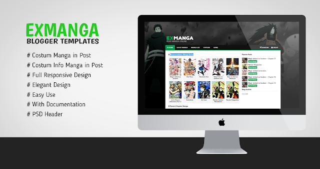 Exmanga Blogger Templates - Template Truyện tranh, Anime cho Blogger