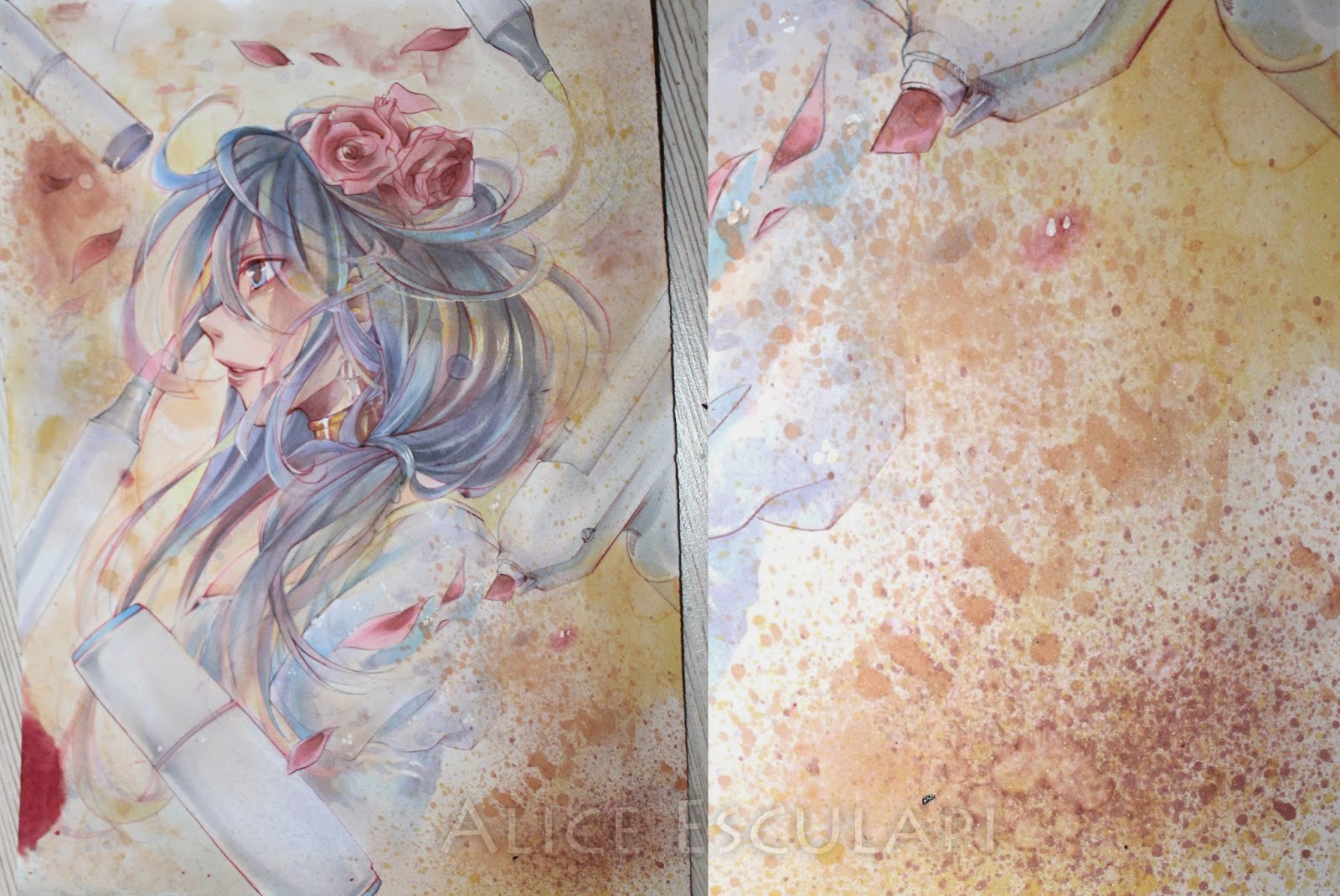 Copic italia: tutorial: copic a pennello!
