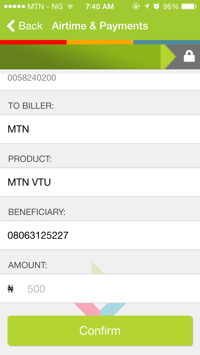 Recharging Your Phone via GTBank SMS & Phone App, FCMB Phone App and