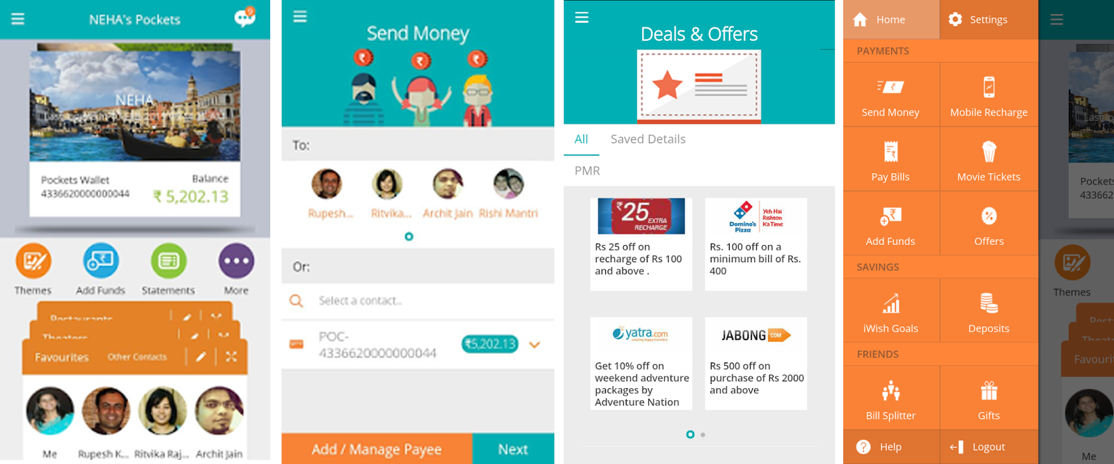 Pockets app by ICICI Bank naveengfx