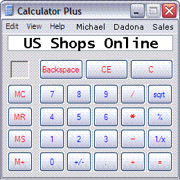US Shops Online with 10 categories of online shopping items publicize by Michael Dadona Sales