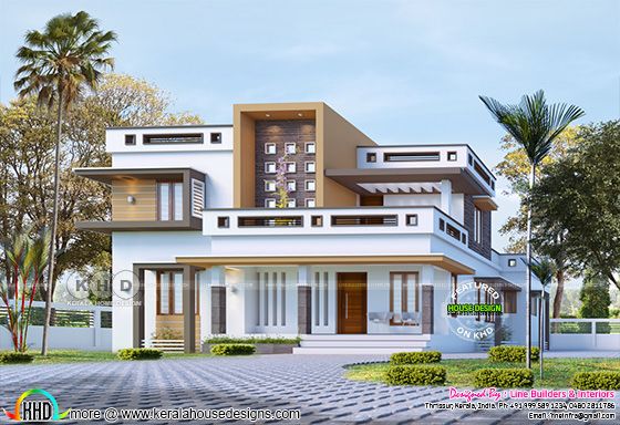 2354 sq-ft 4 bedroom contemporary home