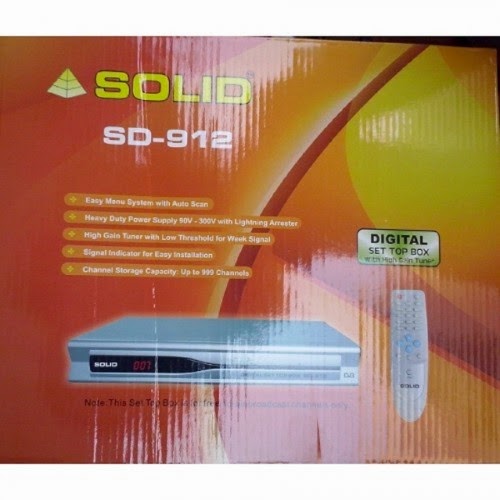 Solid SD-912 DVB-S MPEG-2 FTA Set-Top Box