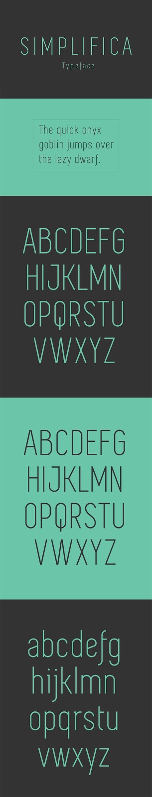 Simplifica Typeface Download Gratis Sans Serif Komersial Font - Simplifica Typeface