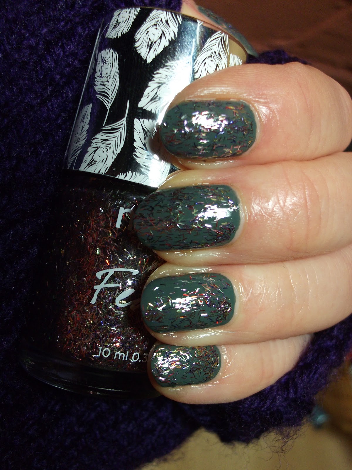 Knitty Nails Nails Inc Great Portland Street feathers