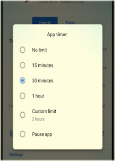 Fitur App Timer Android P versi Beta