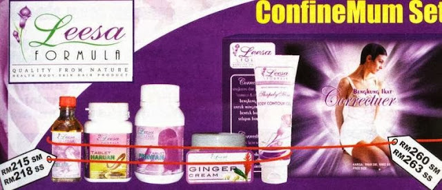 Set bersalin leesa formula