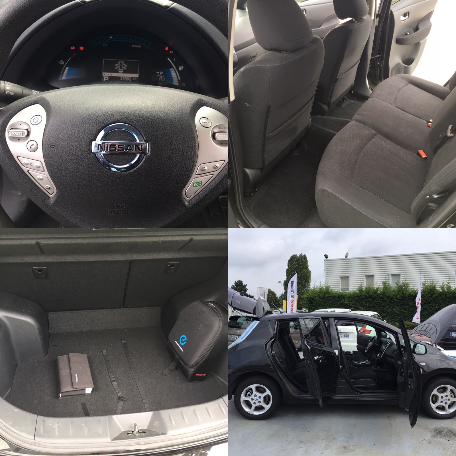 VTC Electrique Paris VTC Électrique Paris a ajouté 3 photos à l’album Nissan LEAF Noire à Louer