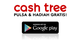 Dapatkan Pulsa Gratis Setiap Hari download aplikasi cashtree melalui link berikut dan dapatkan cash sebesar 1000