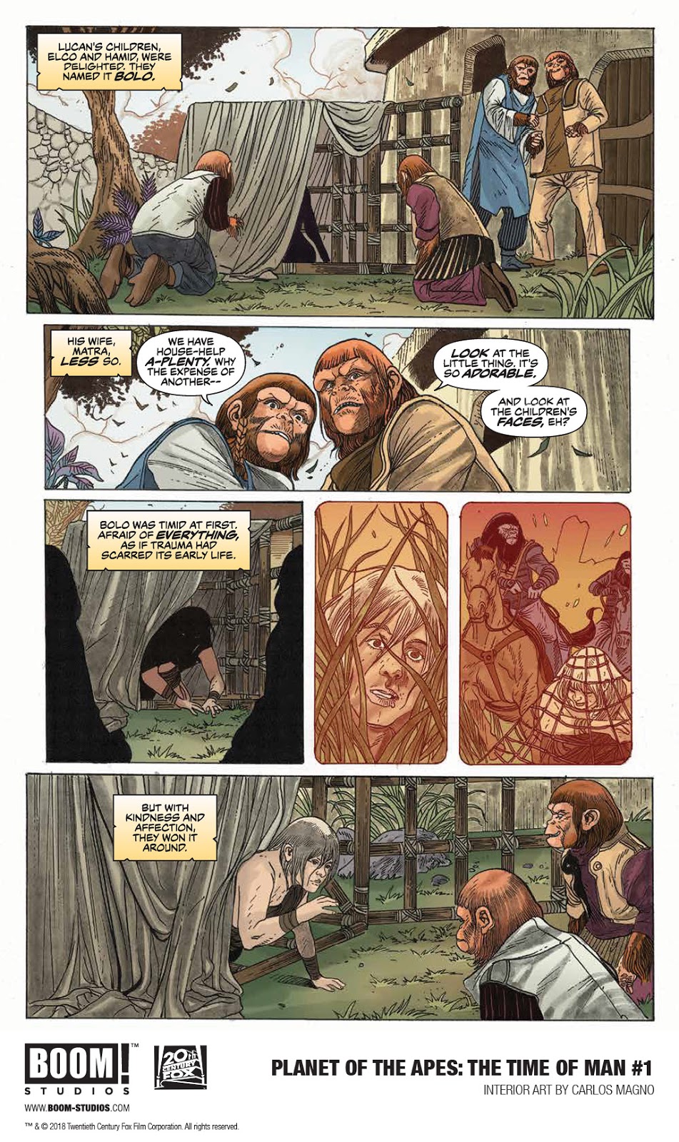 PLANET OF THE APES: THE TIME OF MAN #1