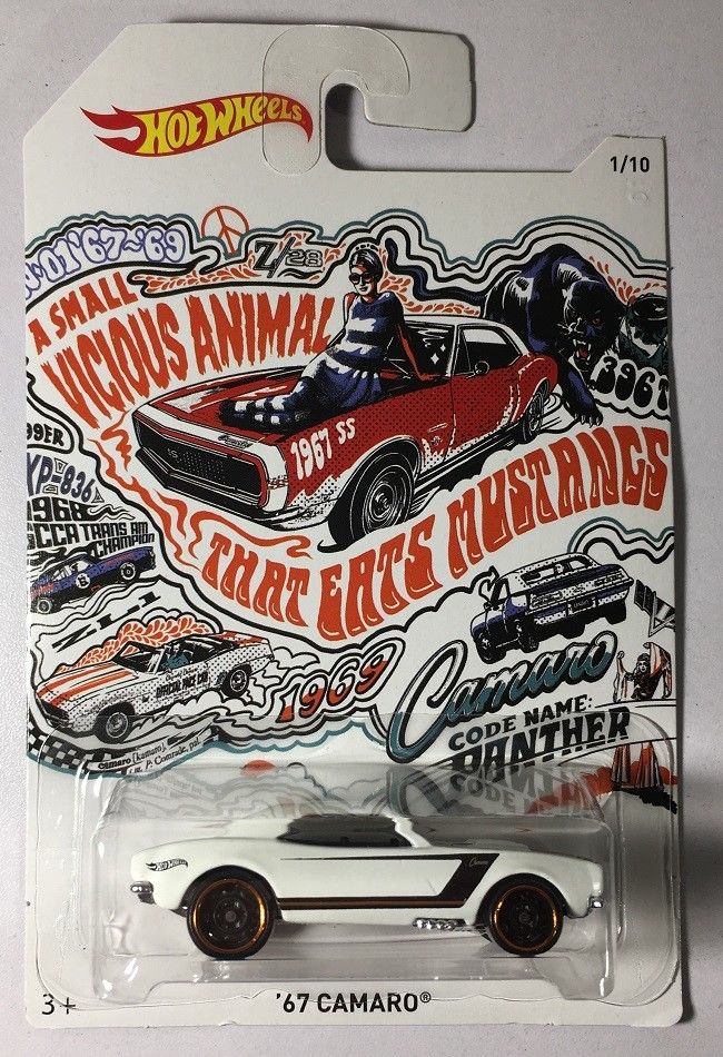 hot wheels 67 camaro 50th anniversary