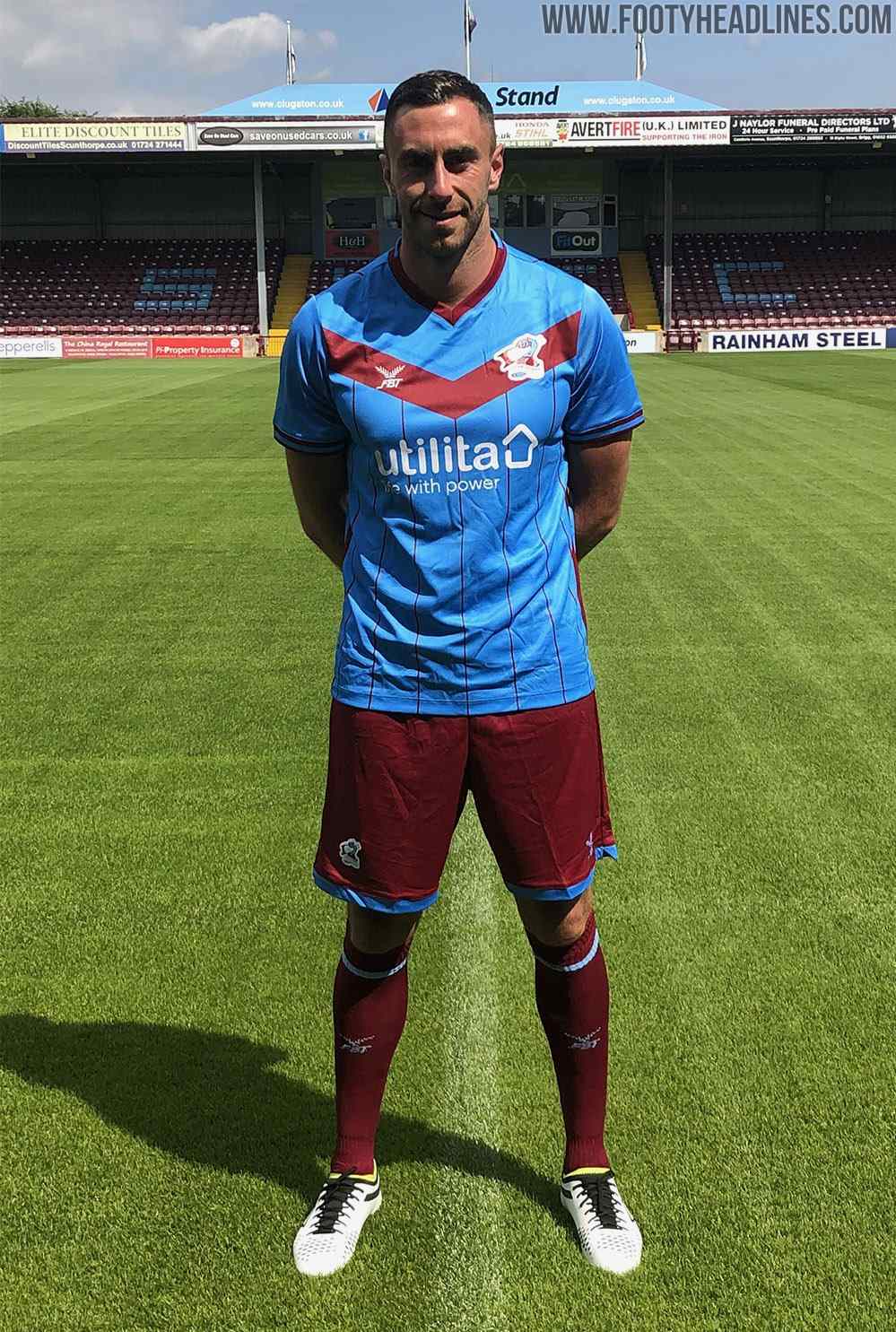 Scunthorpe United 1920 Home & Away Kits Released Footy Headlines