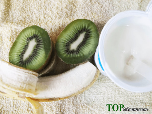 7 cách làm trắng da chống lão hóa bằng kiwi siêu đỉnh