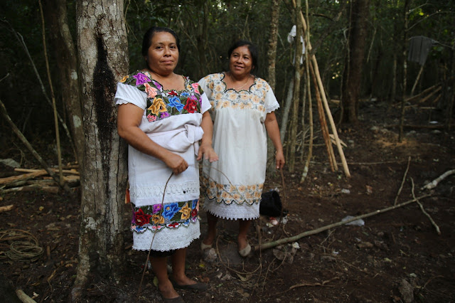 aldea maya, coba, Yucatan, Mexico