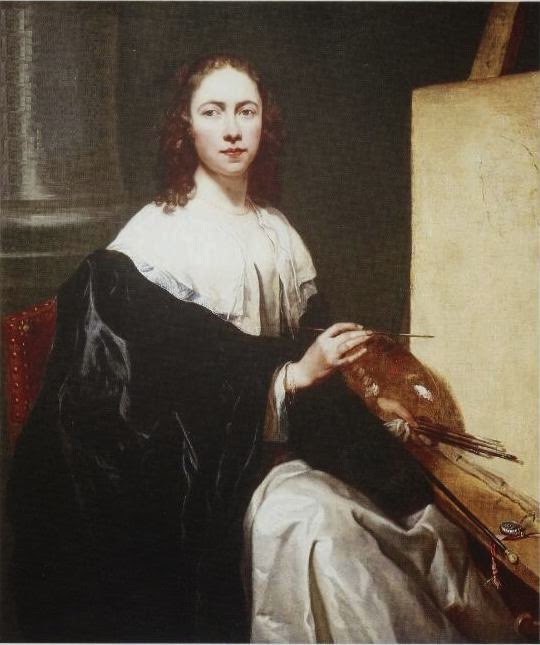 Autoportrait avec Chevalet, Michaelina Woutiers