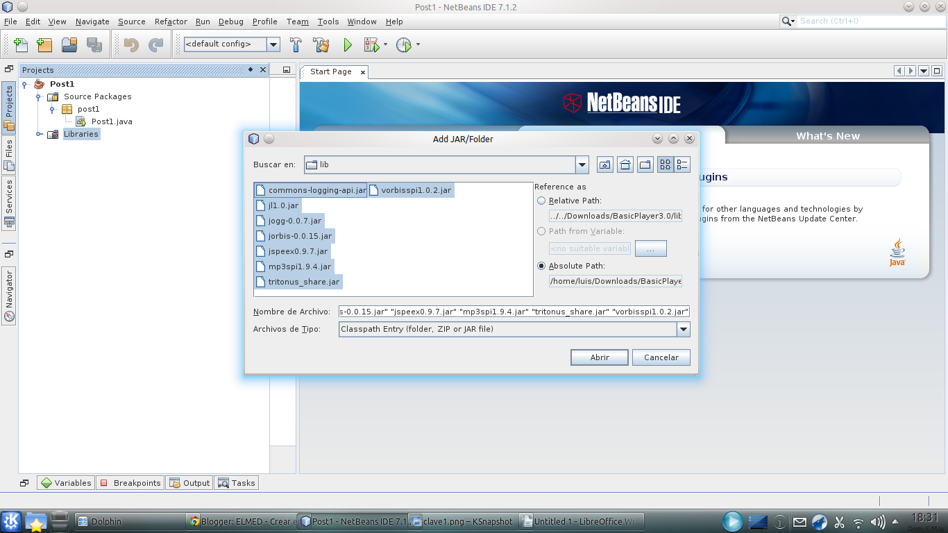 ELMED Reproducir Mp3 desde Java
